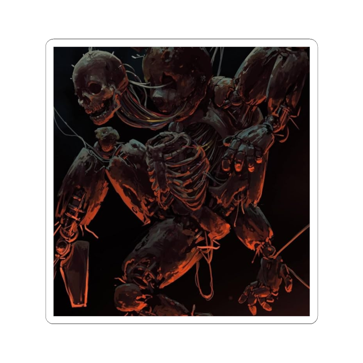 Five Nights at Freddy's "Five Nights at Freddy's" Sticker - alternate angle 1, merchandise